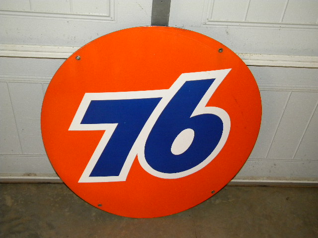 $OLD Union 76 Porcelain 30 inch sign