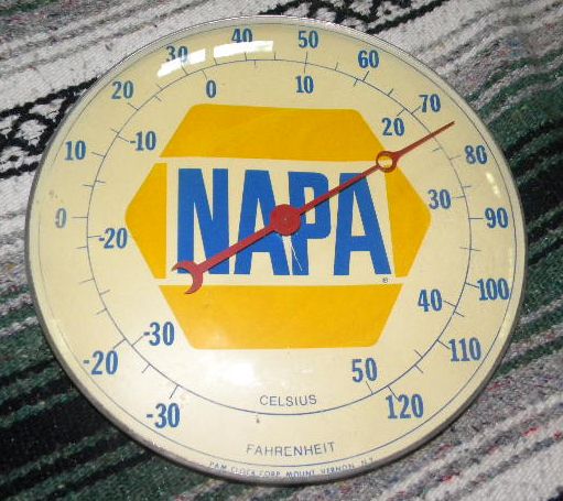 Napa Pam Thermometer Original $OLD