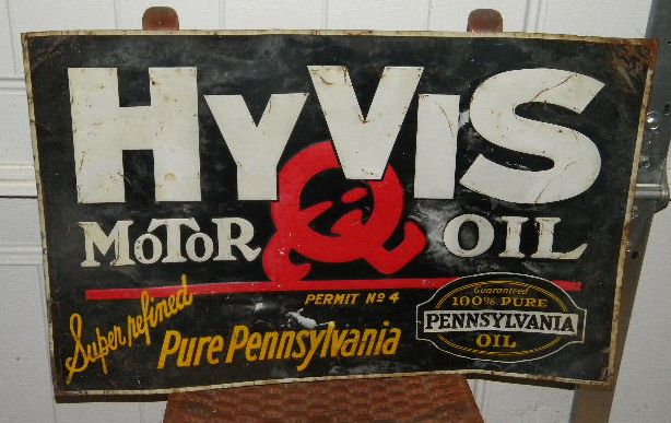 Hyvis Tin Tacker Sign $OLD