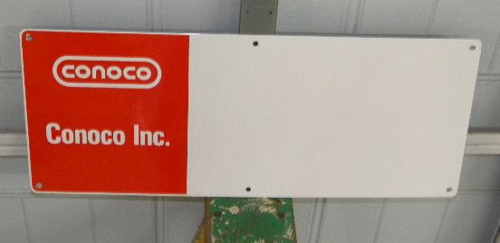 $OLD Conoco Porcelain Sign