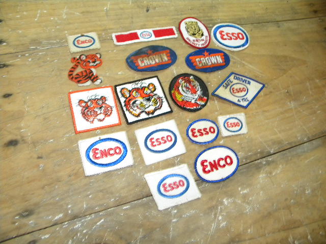 $OLD Esso, Enco & Crown Vintage Patch Lot