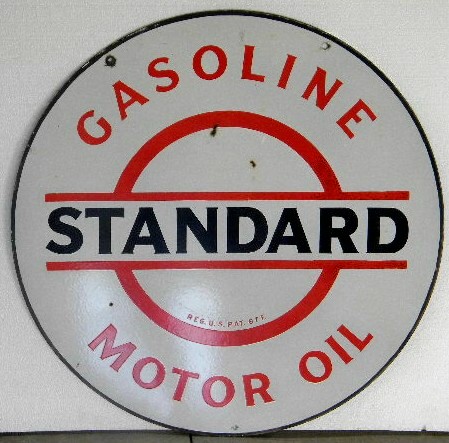 $OLD Standard DSP Gasoline Porcelain Sign