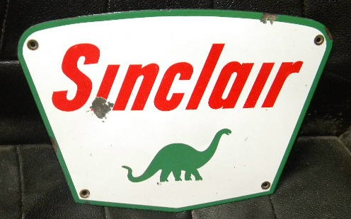 $OLD Sinclair Porcelain SSP Truck Door Sign