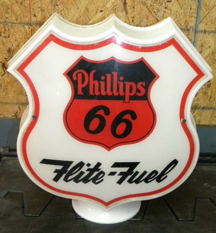 $OLD Phillips 66 Flite Fuel Gas Pump Globe