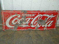 $OLD Early Coca Cola Porcelain Sign