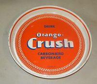 $OLD Orange Crush Advertising Tray w/ Crushy