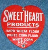 $OLD Sweetheart Flour Door Push