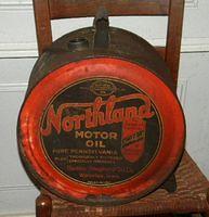 $OLD Northland Motor Oils Easy Pour Rocker Can Waterloo, IA