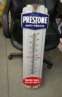$OLD Prestone Porcelain Thermometer