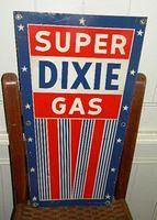 $OLD Super Dixie Pump Plate Sign