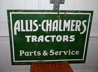 $OLD Allis Chalmers DSP Porcelain Sign