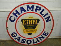 $OLD Champlin Double Sided Porcelain Sign