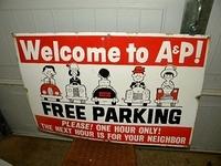 SOLD: A&P Grocery Store Sign