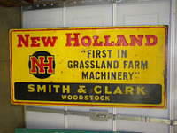 $OLD New Holland Emb Tin Sign