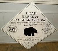 $OLD Tennessee Bear Reserve Metal Sign