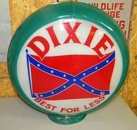 $OLD Dixie Best For Less Gas Globe Rebel Original From American Pickers Show