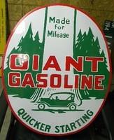 $OLD Restored Giant Gasoline DSP Sign