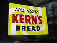 $OLD Kern's Bread Flange Sign