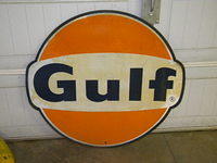 $OLD Gulf SST Sign w/ Ears
