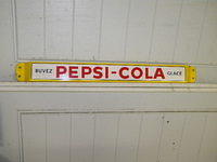 $OLD Pepsi Cola Porcelain Door Push