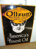 $OLD Oilzum America's Finest Oil DSP Porcelain Sign