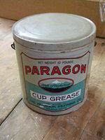 $OLD Paragon Refining 10 Pound Grease Can
