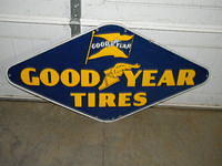 $OLD Good Year Tires SSP Porcelain Sign