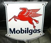 $OLD Mobilgas PPP Porcelain Pump Plate Sign