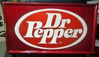 $OLD Dr Pepper NOS 70s Tin Sign